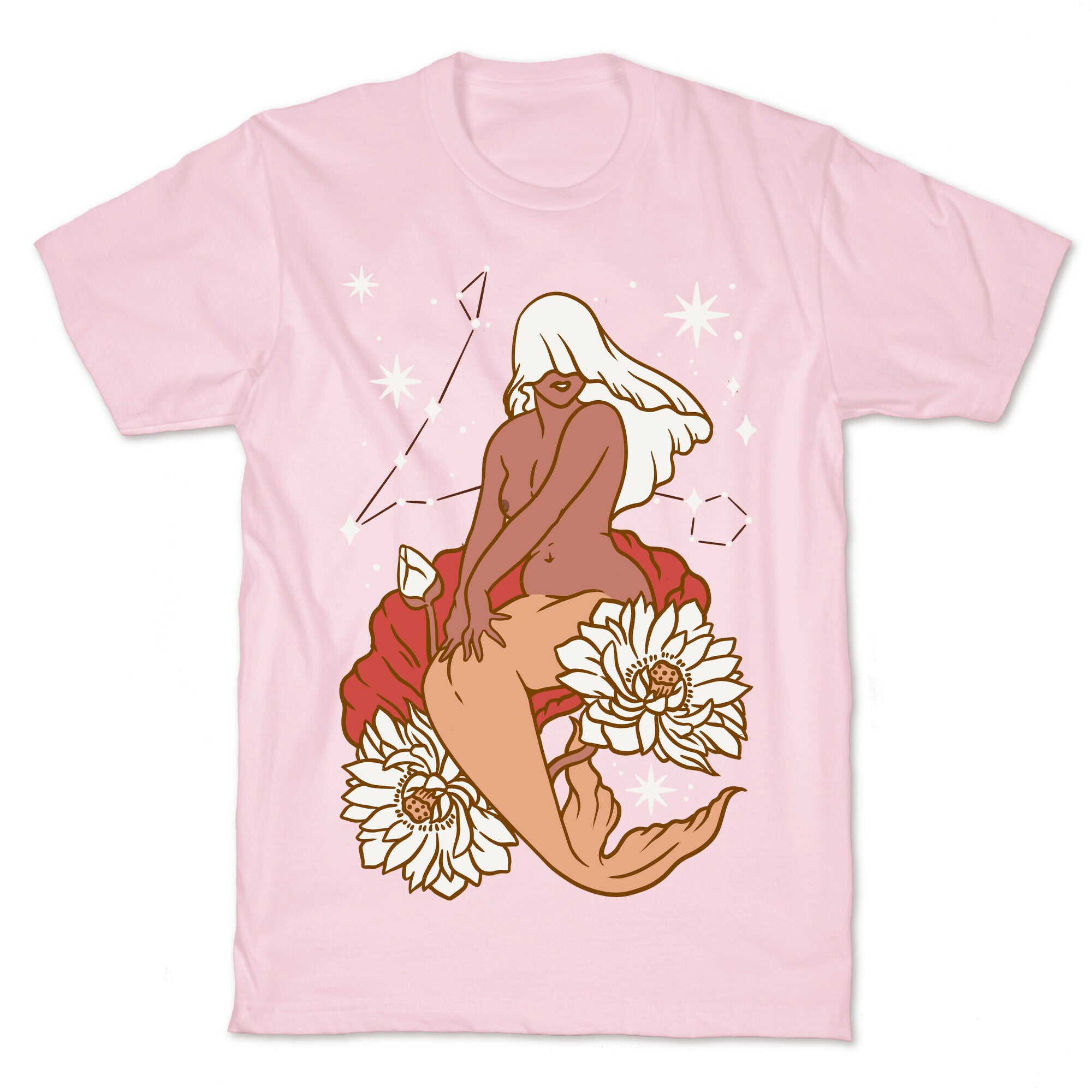 Zodiac Pinup Pisces T-Shirt